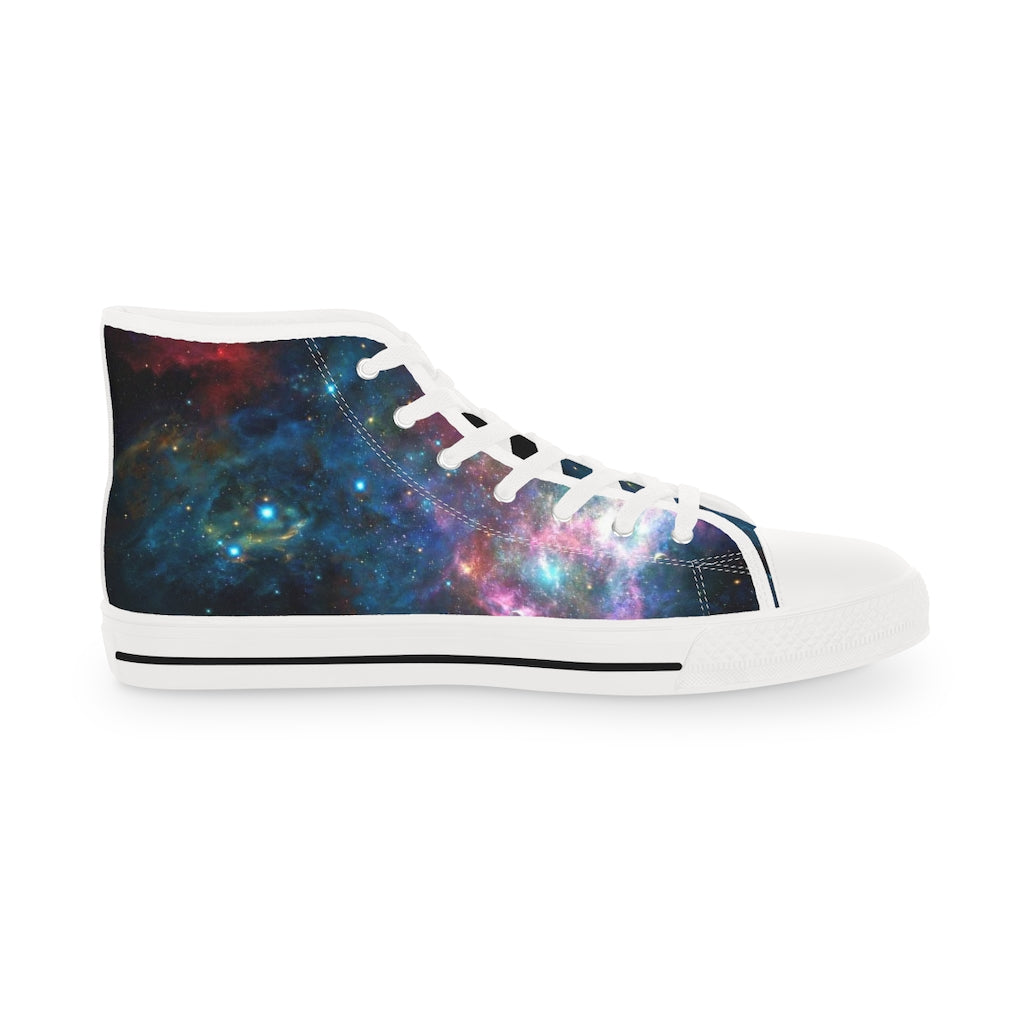 Men's High Top "Galaxy" Sneakers