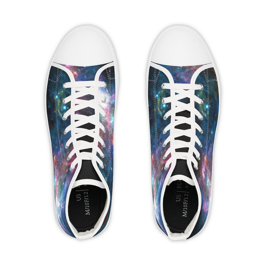 Men's High Top "Galaxy" Sneakers