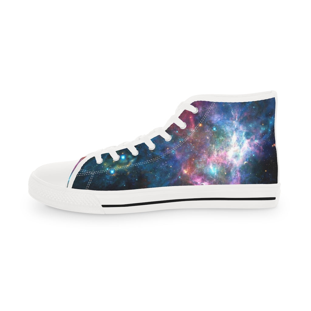 Men's High Top "Galaxy" Sneakers