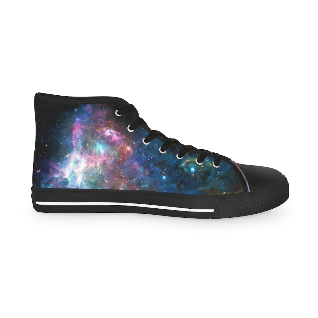 Men's High Top "Galaxy" Sneakers